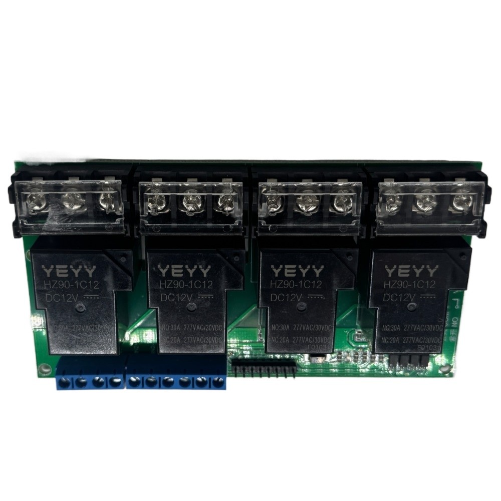 4-Channel 30A Relay Module Control High/Low Trigger Optocoupler Isolation D1F6--