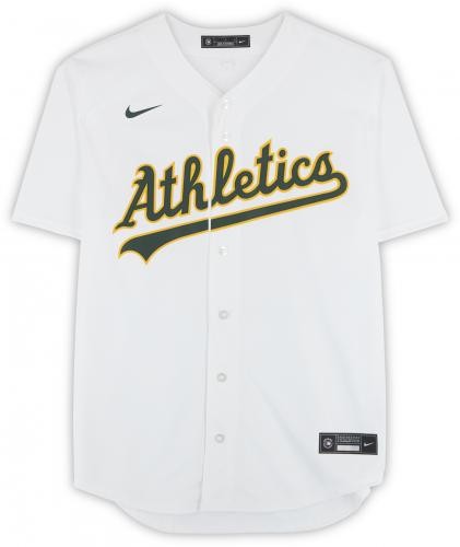 Tyler Soderstrom Athletics Autographed White Nike Replica Jersey