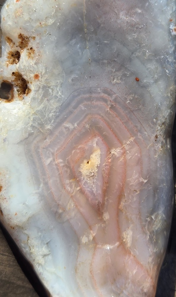 Botswana Agate Cut In Half - Rough, Natural, Not Polished