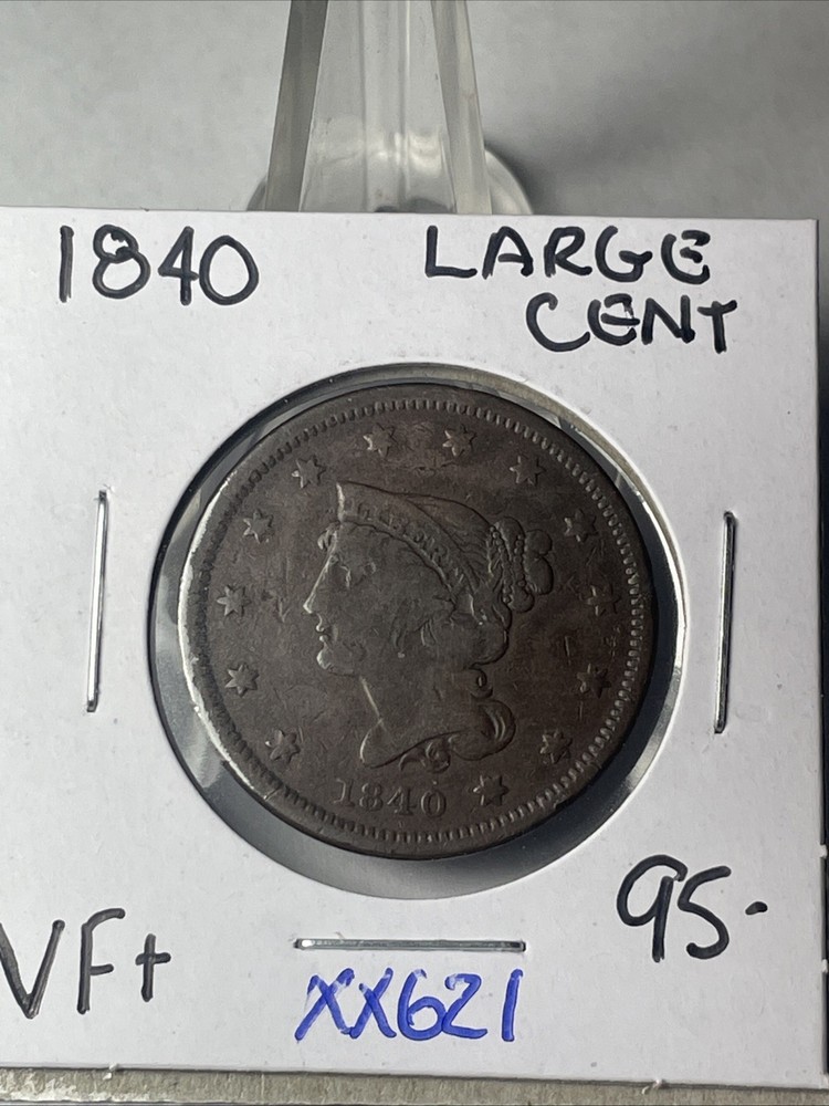 Better Date 1840  LARGE CENT In VF++ Condition XX621