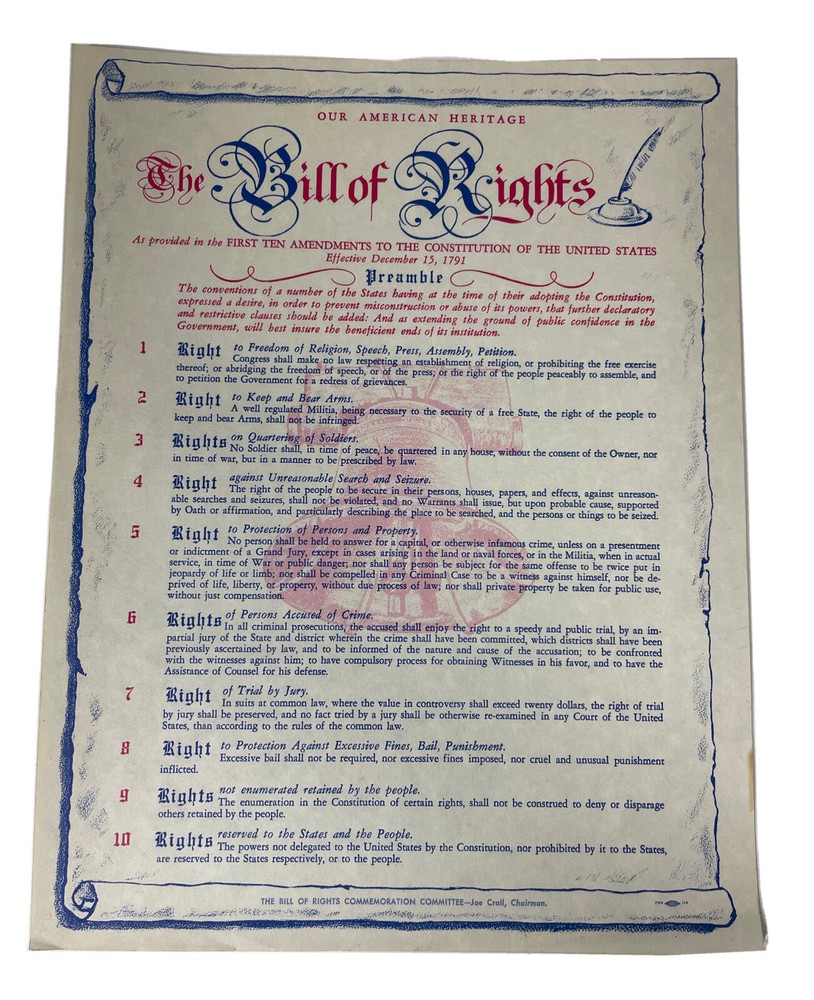 Bill of Rights.