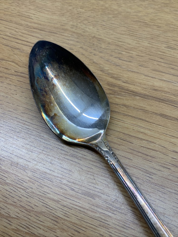 Vintage 1881 Rogers Oneida Ltd Del Mar Pattern Replacement Piece Large Spoon