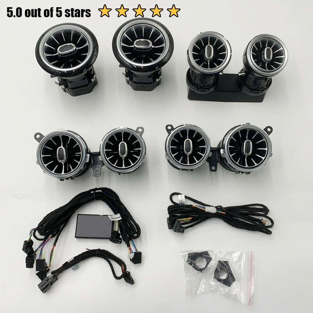 ⭐ LED Air Vent Ambient Light For Mercedes Benz E-Class W213 E300 E63S 2017-2021