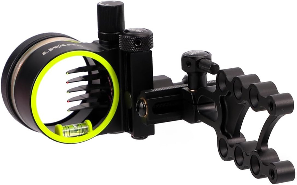 M2 Compound Bow Sight - 5 Pin Adjustable with 2X Magnification Lens Kit