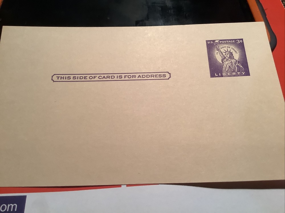 US SCOTT UX46 - POSTAL CARD - Mint