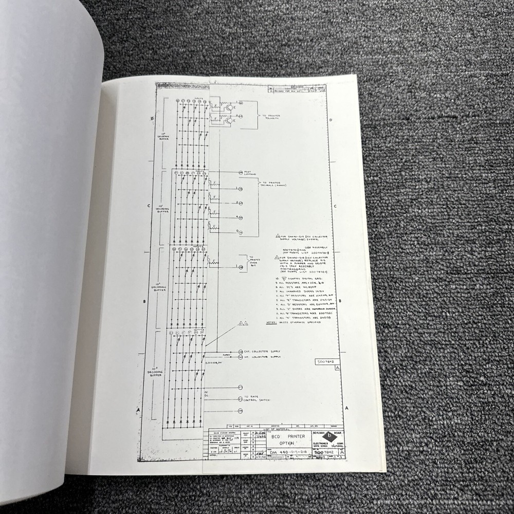 Darcy Industries DM440 Automatic Digital Multimeter Technical Manual 1968