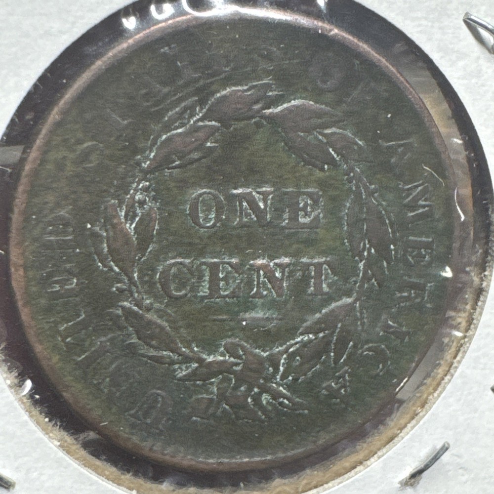1836 Large Cent Coronet Head 1c Head US Copper Type Coin