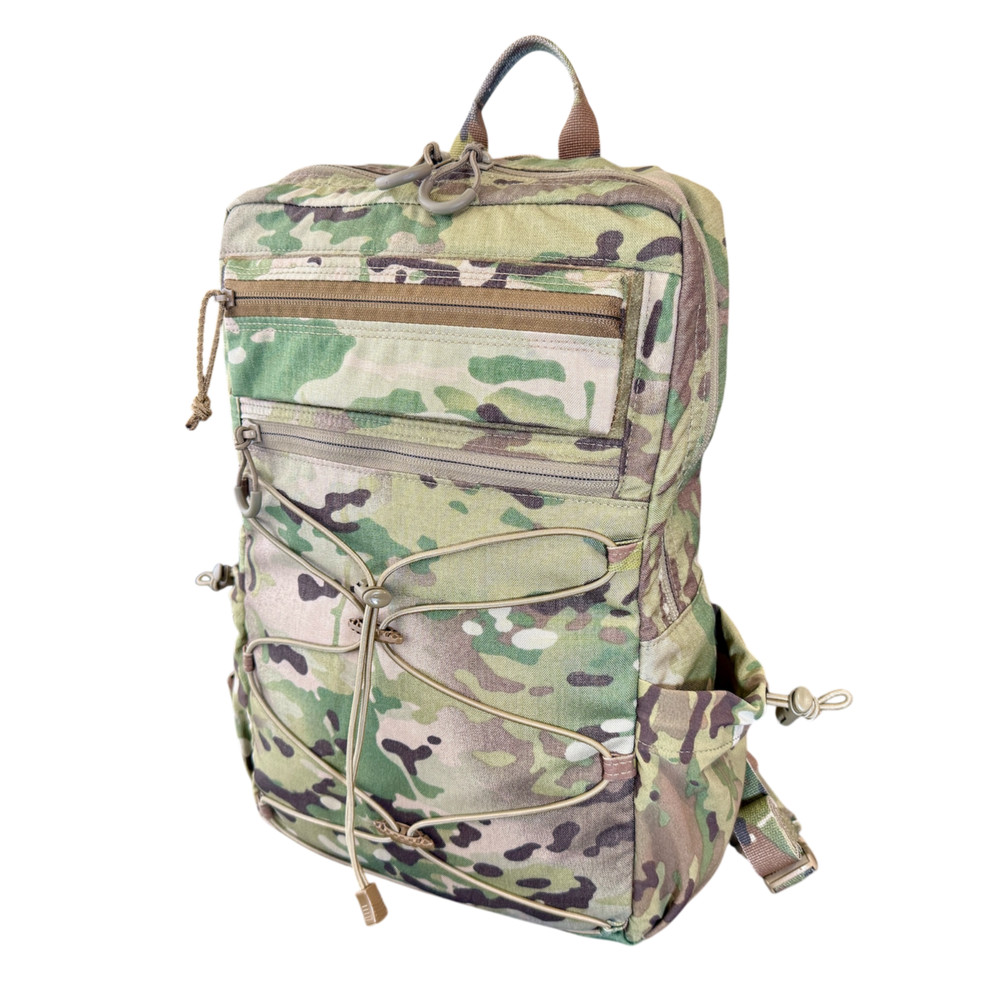 Hook & Loop Zip Pouch for LBX 12L Day Pack, Made in USA, MultiCam