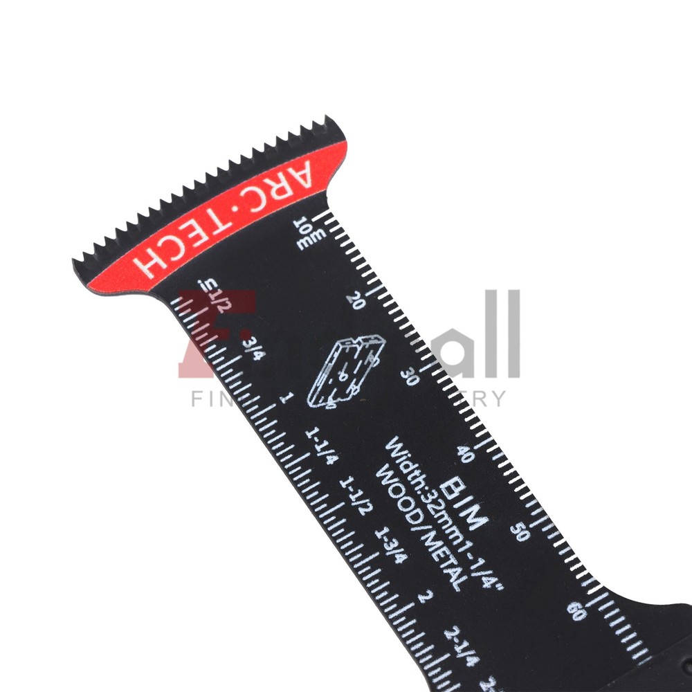 20 PCS Extra Long Titanium Curved Blades Multitool Oscillating Saw Blades