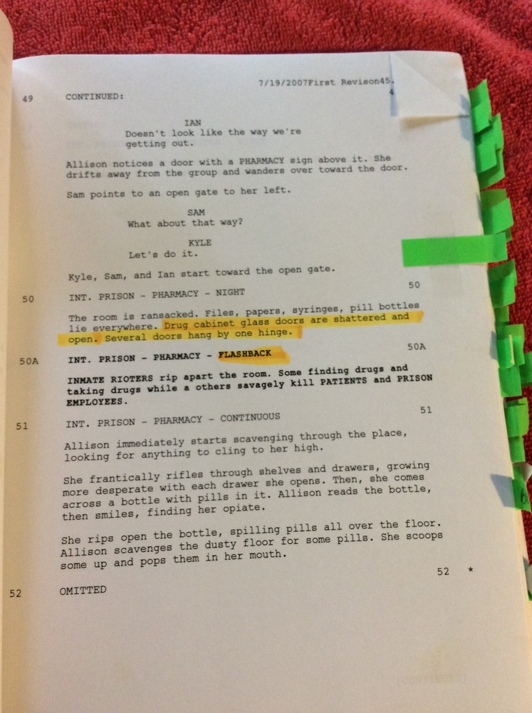 ORIGINAL SCRIPT THE EXECUTIONER NATE LANGFORD JENNIFER BLAIR