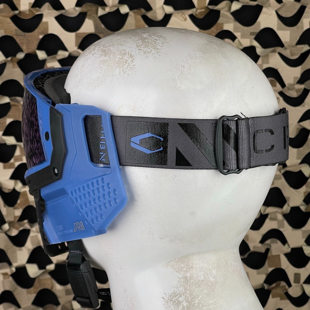 Carbon CRBN Zero Pro Paintball Mask (Less Coverage) - Cryo - Grey - Leaf Mirror