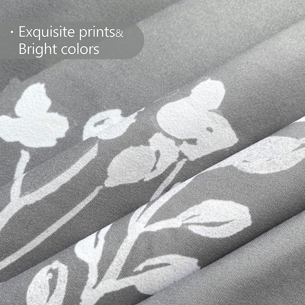 Style Quarters Heather 4 Pcs Comforter Sets 100% Microfiber polyester-King Size