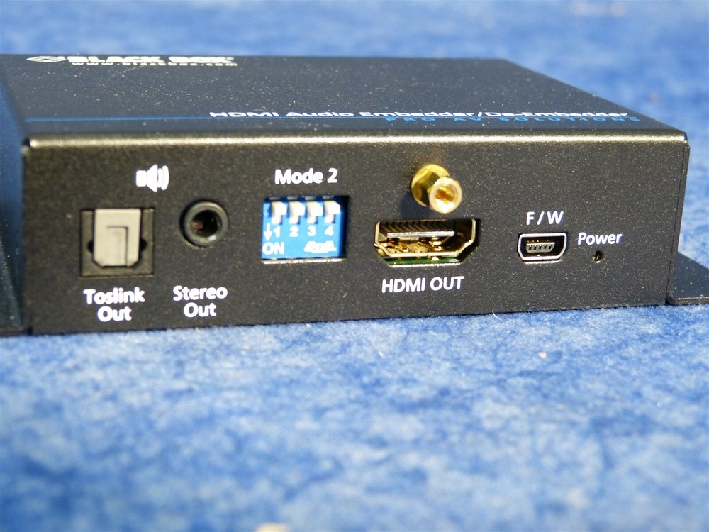 BlackBox AEMEX-HDMI-R2 Audio Embedder/De-embedder - HDMI 2.0 G57