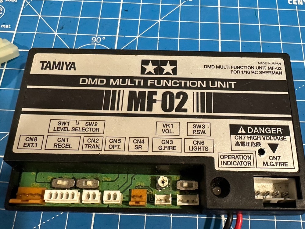 Tamiya DMD Multi Function Unit MF-02 for 1/16 RC Sherman Tank, NEW