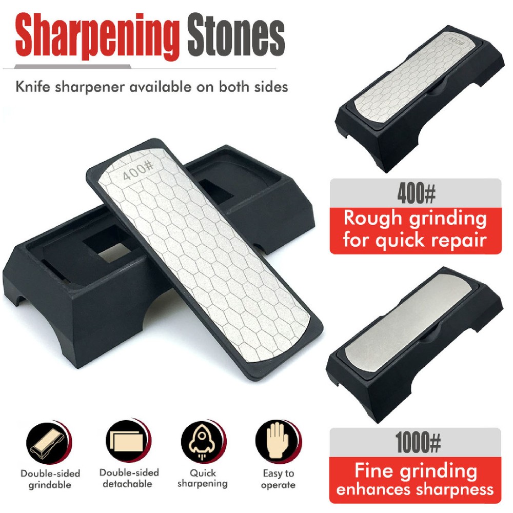 Honing Guide System Chisel Sharpening 400 And 1000 Grit Sharpening Stone Part