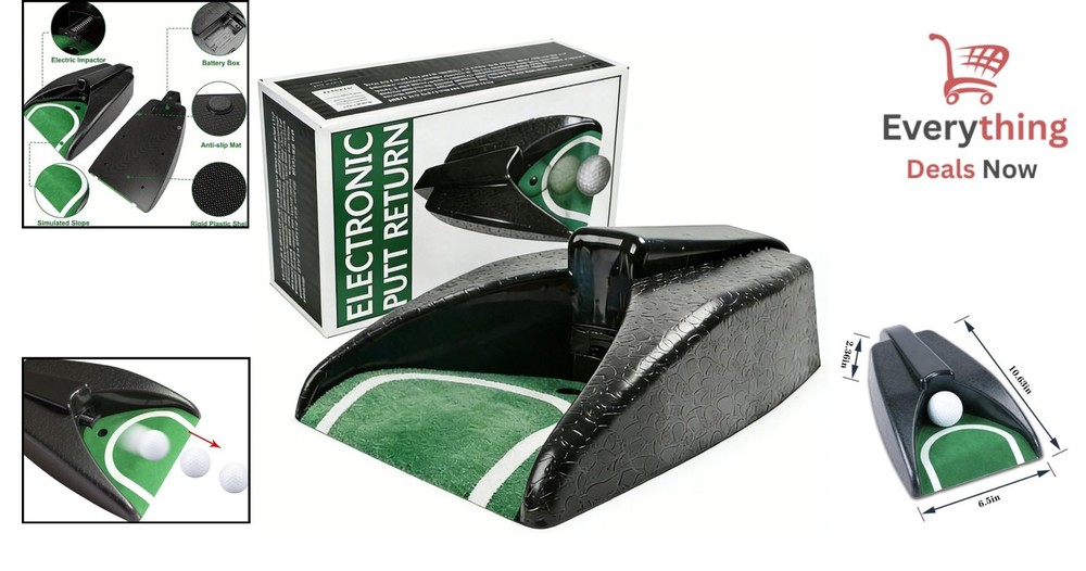 Automatic Golf Putting Cup Ball Return Machine Portable Indoor Training Practice