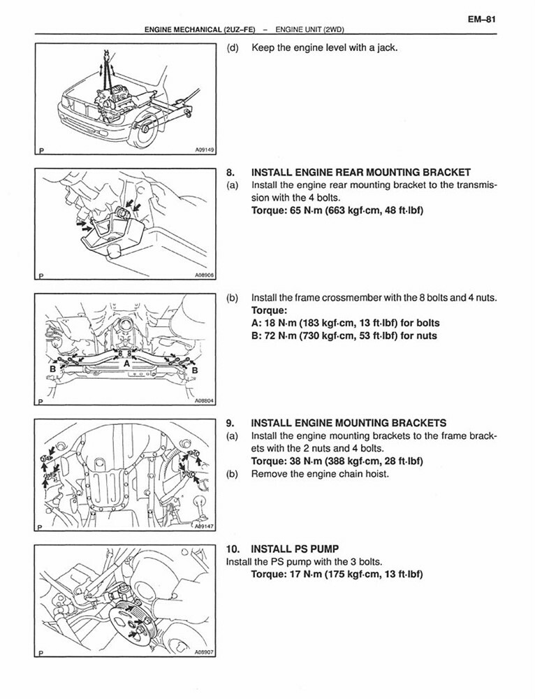 2000 Toyota Tundra Shop Service Repair Manual