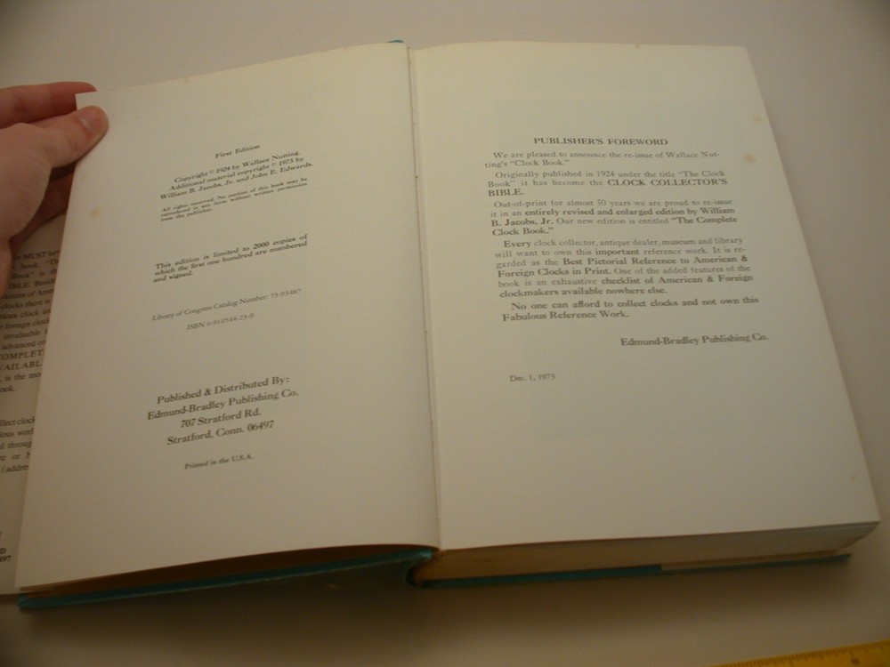 Book 1,058 – The Complete Clock Book 2nd Edition