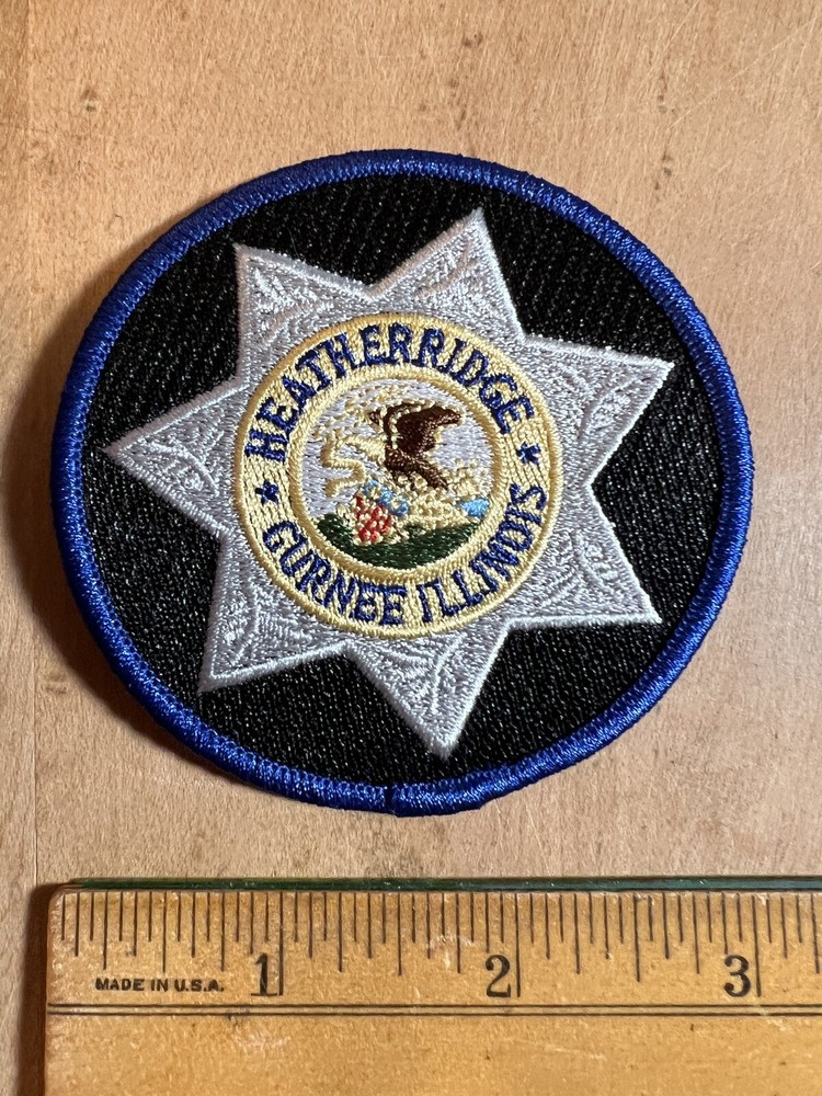 Heathridge Gurnee Illinois IL Police Patch