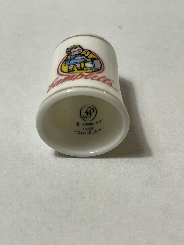 VTG Campbells Soup Thimble 1980