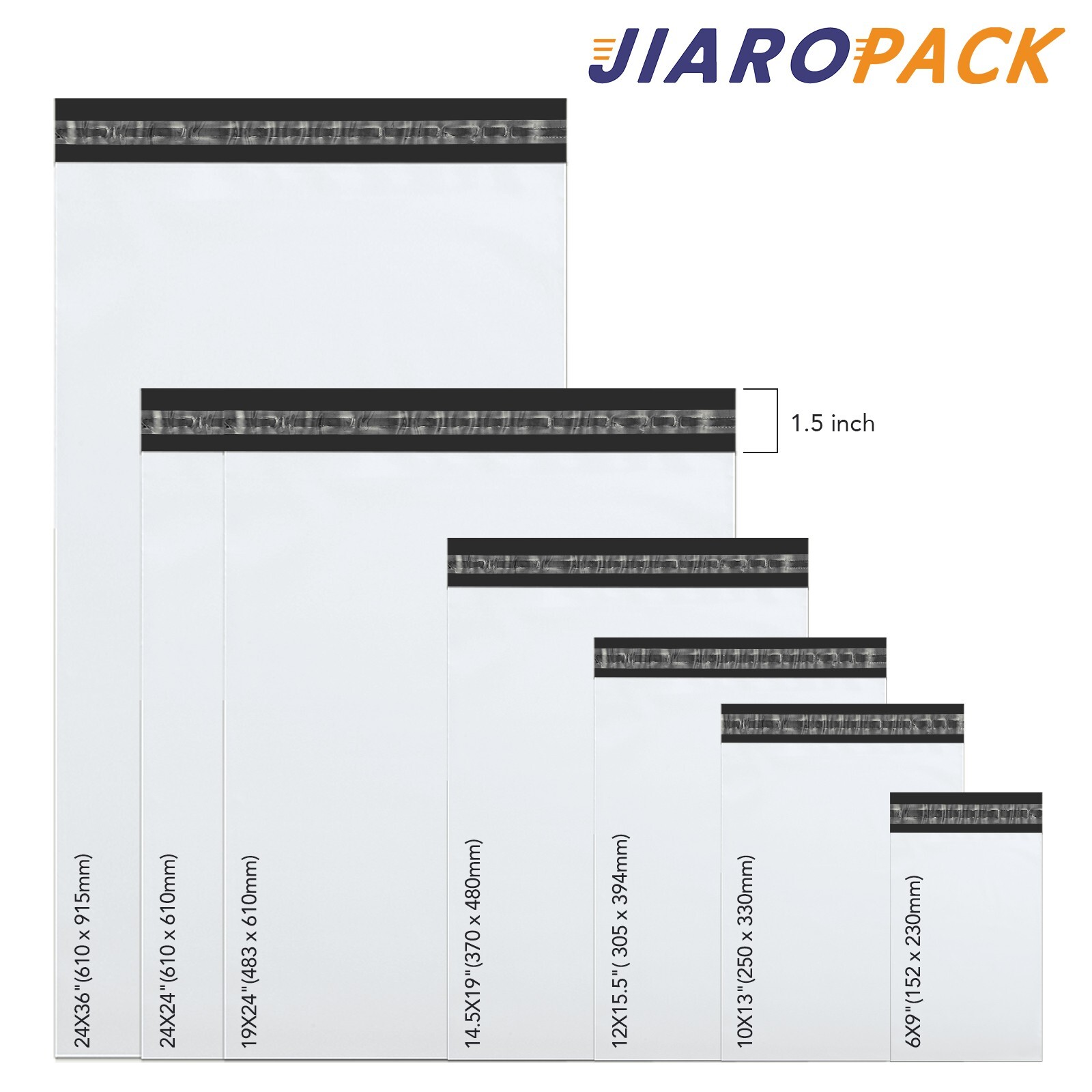 Poly Mailers Shipping Bags Mailing Poly Bags Strong Self Seal- Choose Color Size