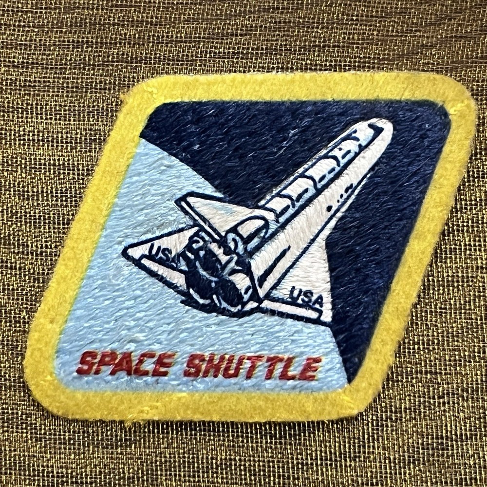 Space Shuttle  Patch - Vintage - 2.25 x 1.75 inches