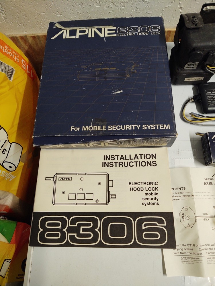 Vintage / Old School Alpine 8080 Security System Bundle