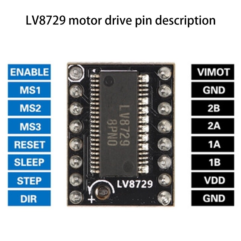 LV8729 Stepper Motor Driver Module Stepper Motor Driver Heat Dissipation