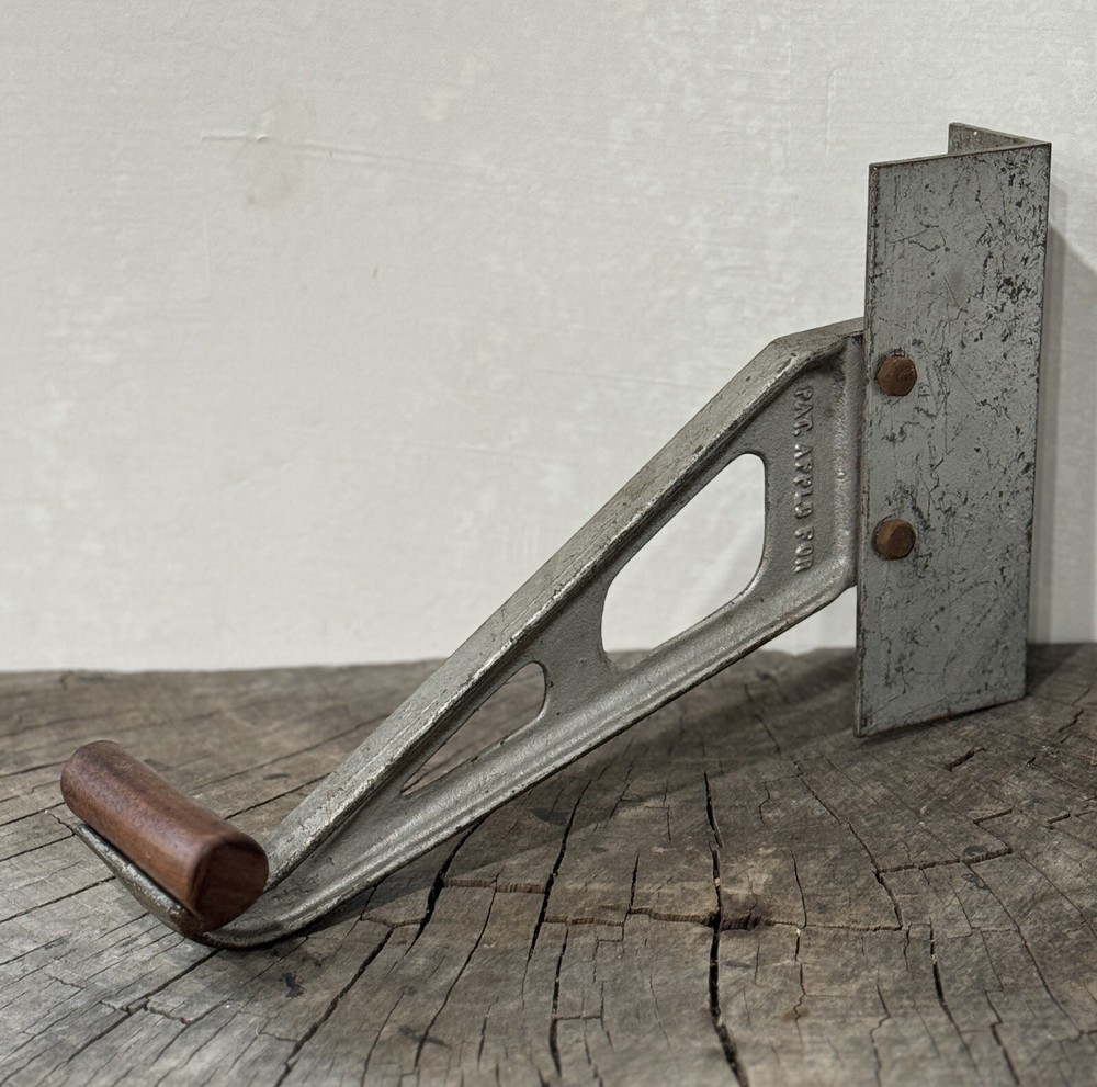 Vintage Cast Iron Coat Hat Hook Machine Era
