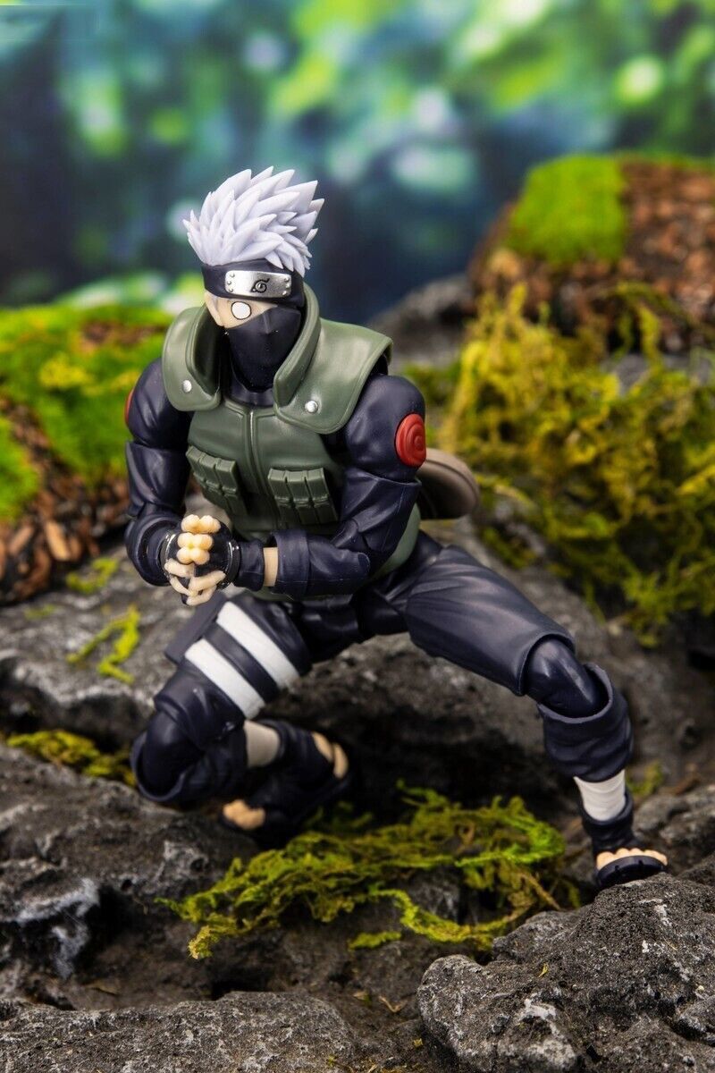 NEW SHF Ninja Figure Hatake Kakashi 6" Action Figure WITH BOX SET