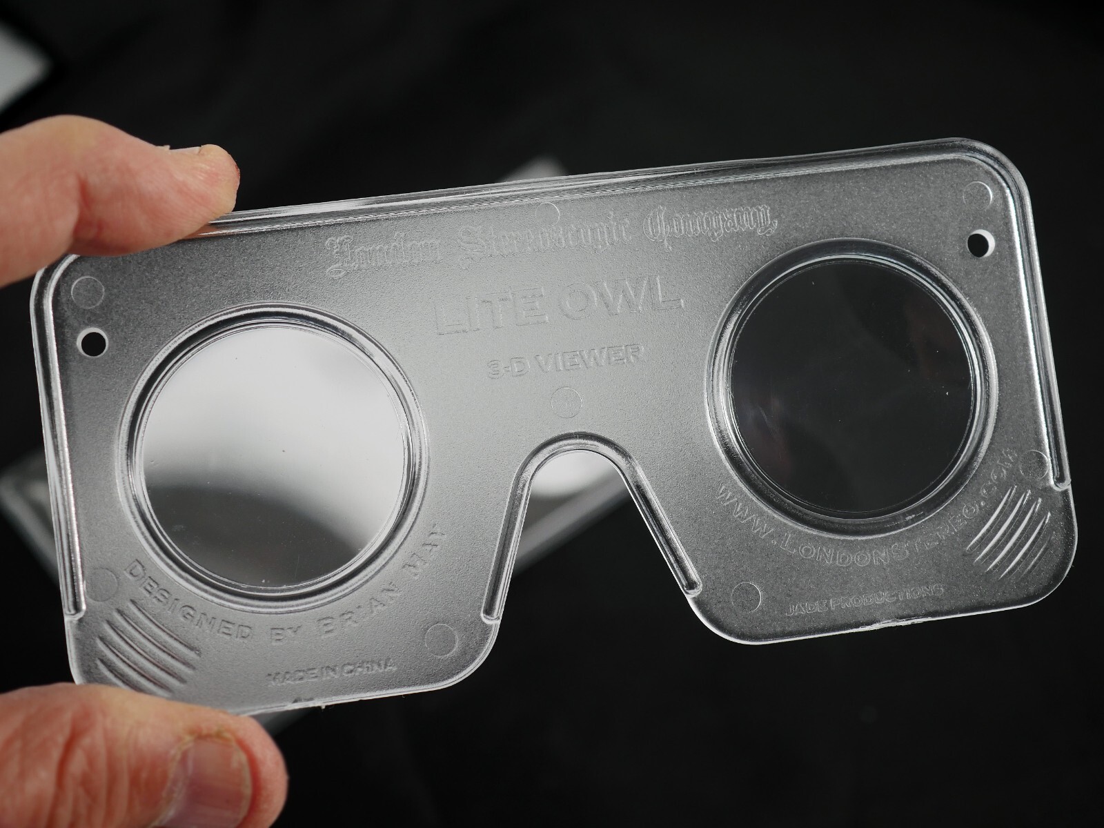 Lite OWL Stereoscope 3D print photo viewer by Brian May