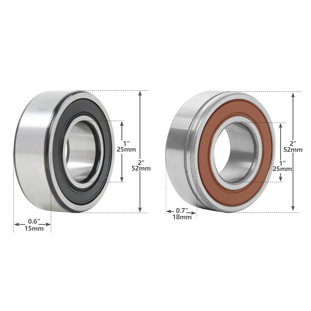 Sealed Ball Bearings Fit For Harley Touring Electra Glide ABS Front Wheel 18''