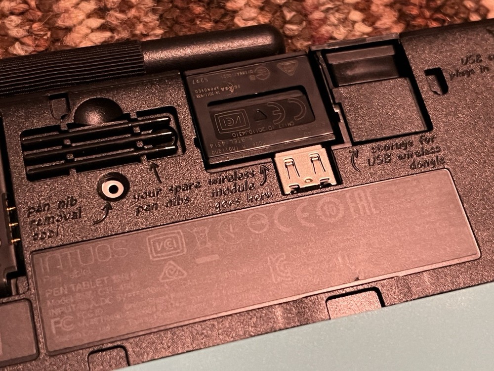 Wireless Drawing/Graphics Tablet | Tested Working | Wacom, Light Blue CTL490