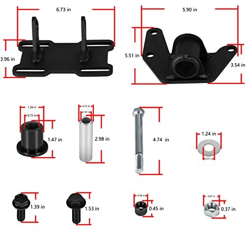 LS Conversion Engine Swap Mounts Adjustable with Hardware Suitable for GM