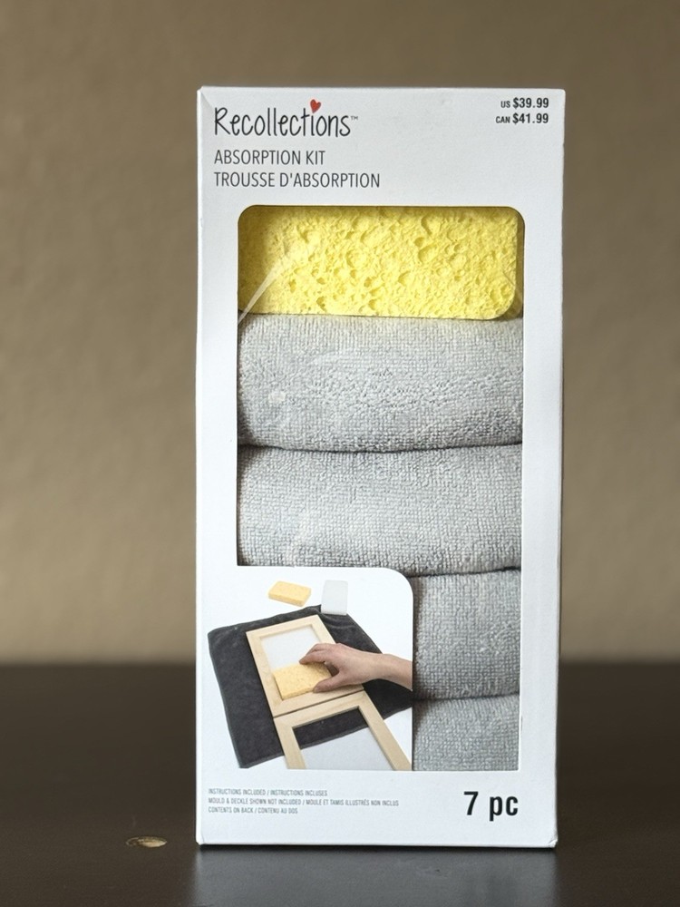 Recollections Papermaking Complete Bundle Mold Deckle Absorption Kit Templates