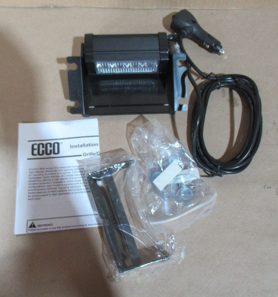 ECCO 3611B BLUE DIRECTIONAL LED GRILLE/DECK/DASH MOUNT LIGHT