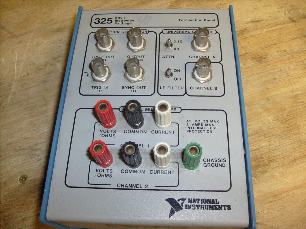 National Instruments 325 Termination panel model BIP POD  - untested