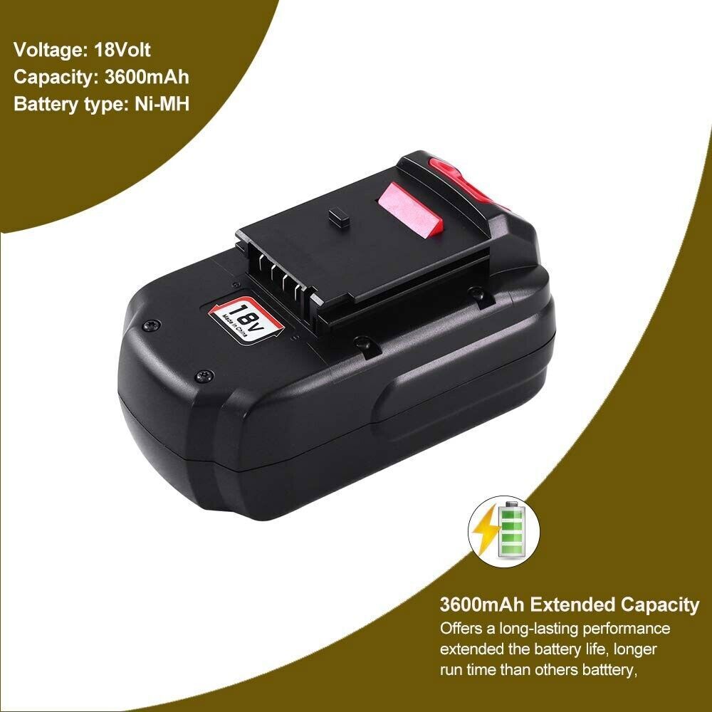 18V 18-Volt Battery Replace For Porter Cable PC18B Cordless Tools PC18BLX PC18BL