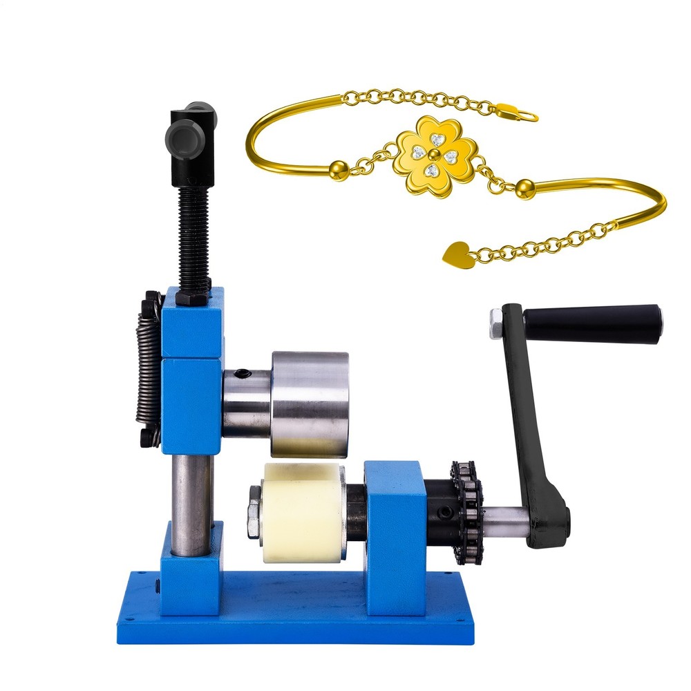 Hand Crank Ring Bracelet Press Bending Machine Making Tool Jewelry Ring Bender