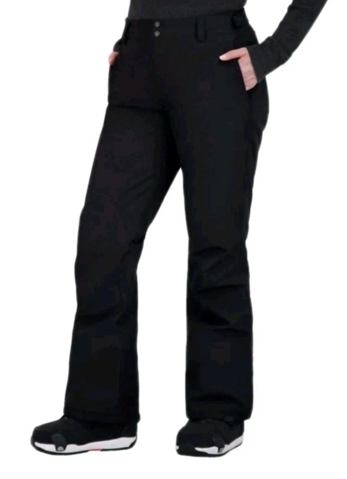 Roxy Women's Snow Pants DryFlight Technology Ski Pants Waterproof Black M