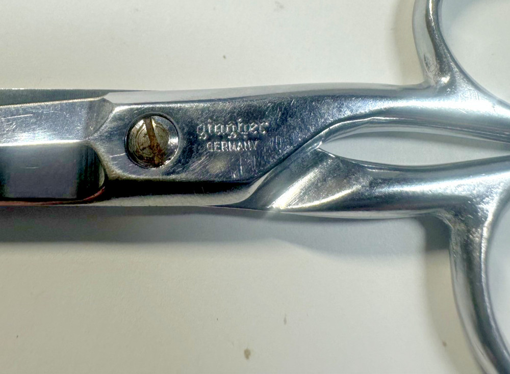 Gingher Scissors 4 Inch Rounded Pocket Shears Italy Blunt Tip