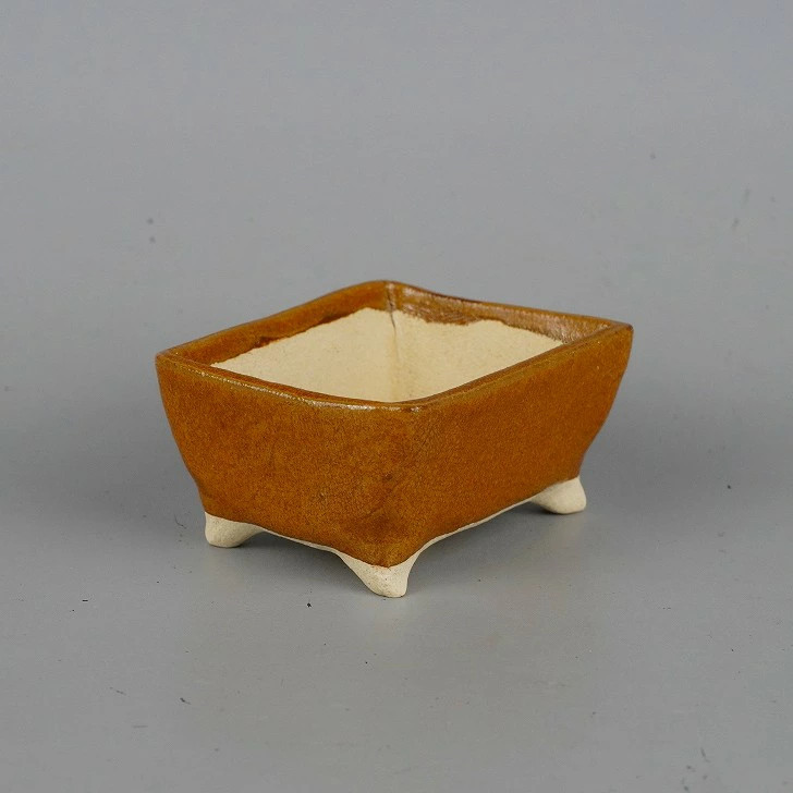 Yuki Shoseki Rectangular Bonsai Pot 3.35in