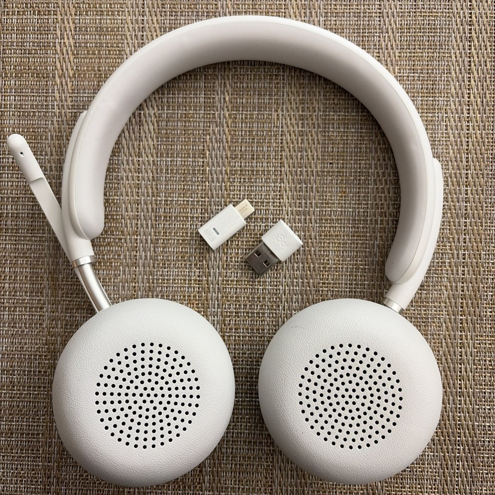 Logitech Zone Wireless 2 Microsoft Teams Certified - White Color With Receiver