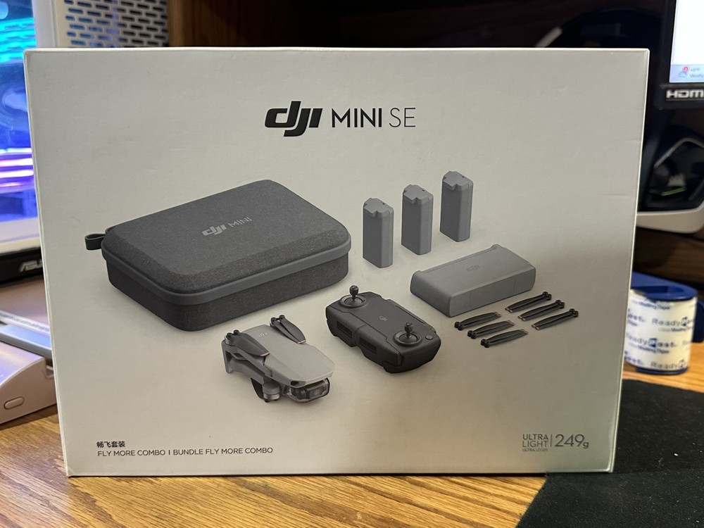 DJI Mini SE Empty Box and empty case