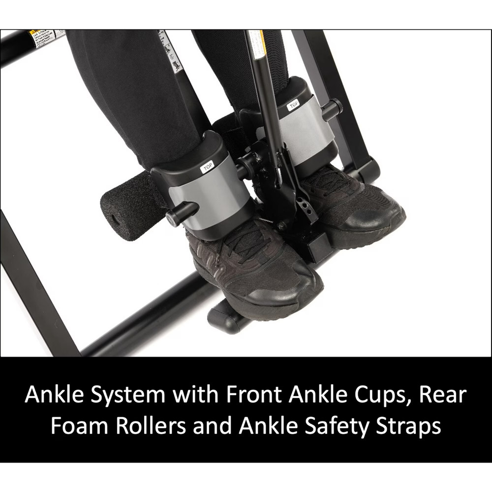 Inversion Table For Back Pain Relief W/ Adjustable Angles & Lumbar Pad Foldable