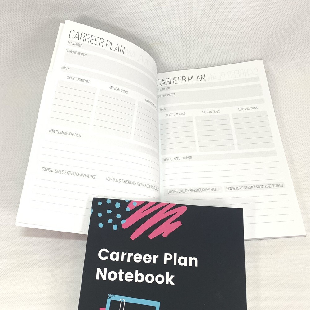 Career Plan Notebook, Career Planning Journal (2Pack)
