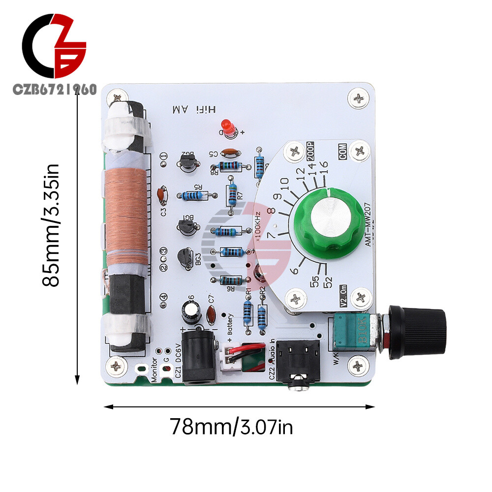 525~1605kHz Medium Wave AM Radio Transmitter DIY Circuit Board Radio Module 6V