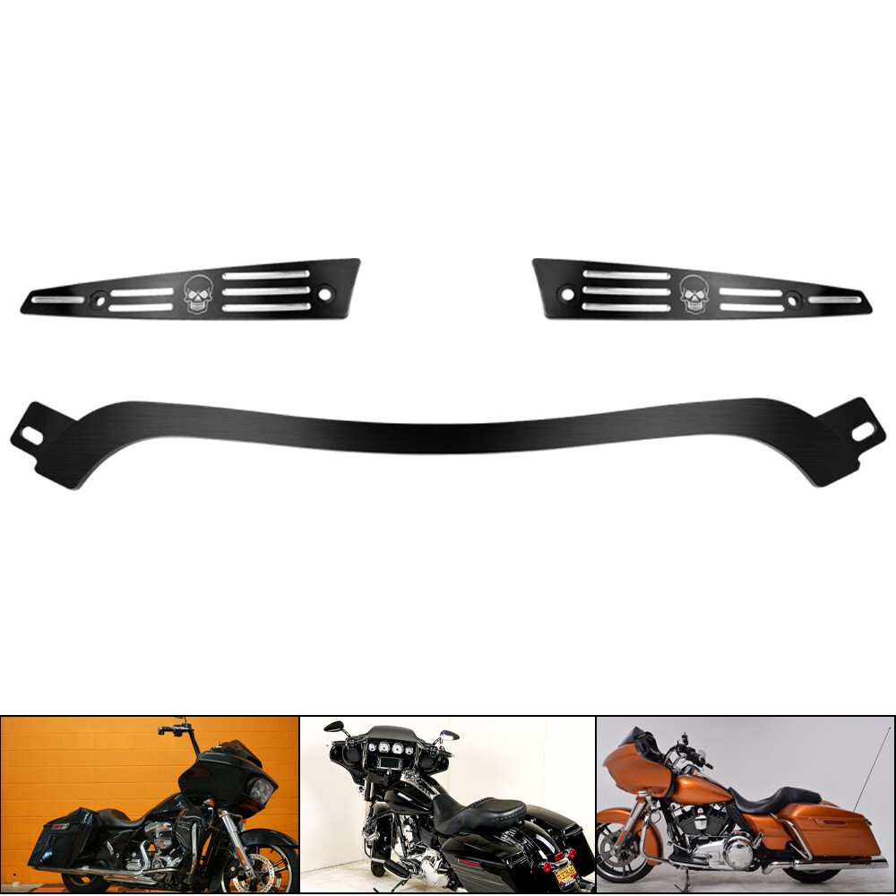 Front Split Windshield Side Trim Center Trim Kit Fits For Road Glide 2015-later