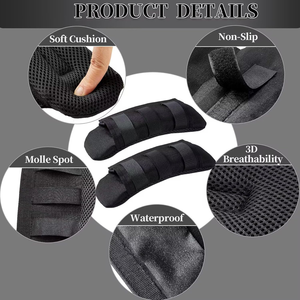 2 Pack Tactical Shoulder Strap Pads Backpack Strap Cushion 3 Inch Sling