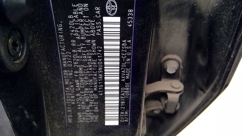 Temperature Control Mounted Below Display Controller Fits 18-23 CAMRY 2351780